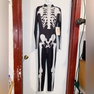 Windsor/Whisper skeleton print bodysuit/catsuit